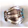 Image 4 : Native American Navajo Turquoise Cluster Bracelet