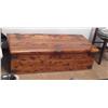 Image 1 : Vintage Handcrafted Solid Wood Cedar Chest