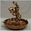 Image 1 : Brass Cowboy Ashtray.