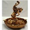 Image 2 : Brass Cowboy Ashtray.