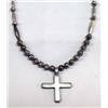 Image 1 : Native American Silver Cross Necklace