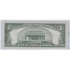 Image 2 : GEM $5 SILVER CERTIFICATE 1934 C UNCIRCULATED RICH INKS