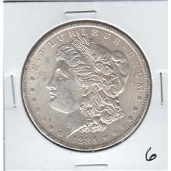 1884 O MORGAN FULL OF LUSTER HIGH GRADE $1 SILVER