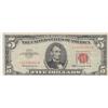Image 1 : STAR $5 LEGAL TENDER RED SEAL 1963 *** STAR  NOTE ***