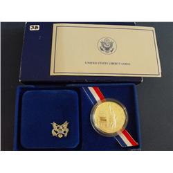 SILVER $1 LIBERTY 1986 COMMEMORATIVE