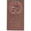 Image 1 : HALF POUND BAR OF PURE COPPER .999