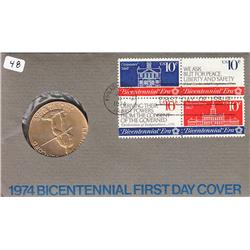 FIRST DAY ISSUE COVER 1974