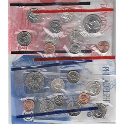 1999 D AND P UNC COIN MINT SETS