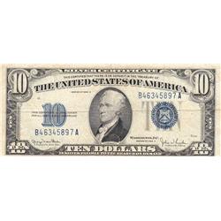 $10 SILVER CERTIFICATE 1934 D SERIES