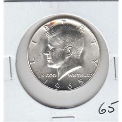 SILVER KENNEDY HALF 1965
