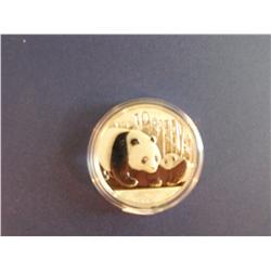 1 OUNCE SILVER PANDA SILVER ROUND 2011 .999