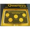 Image 1 : GOLD EDITION 1999 QUARTER COMMEMORATIVES