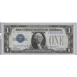 $1 BLAZING 1928 UNC FUNNYBACK SILVER CERTIFICATE