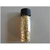 Image 1 : GLASS VIAL OF GOLD FLAKE