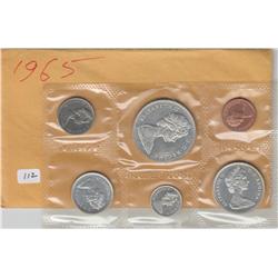 1965 SILVER CANADA MINT SET PROOF LIKE BLAZING SILVER $1