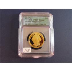 2007 $1 WASHINGTON PROOF 69