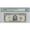 Image 1 : $5 1963 LEGAL TENDER RED SEAL PMG 63 EPQ