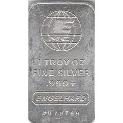 ENGELHARD 1 OUNCE SILVER BAR .999