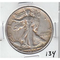 1940-S WALKING LIBERTY HALF NICE DETAILS