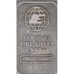 ENGELHARD 1 OUNCE SILVER BAR .999 FINE