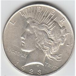 BLAZING GEM 1923-D $1 PEACE DOLLAR FLASHY