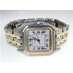 Cartier 18K Yellow gold Stainless Steel Watch