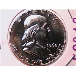 1961 Franklin Half Gem Pf65
