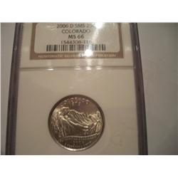 2006-D NGC MS-66 Colorado Quarter