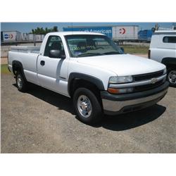 2002 CHEVY 2500 REG CAB, CNG TRUCK,