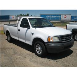2001 FORD F150 XL TRITON V8 REG CAB, GAS ONLY,