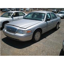 2004 FORD CROWN VICTORIA POLICE INTERCEPTOR,