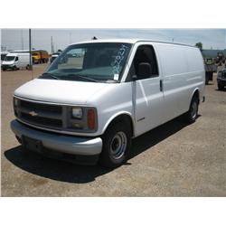 2002 CHEVY 1500 EXPRESS CARGO VAN,