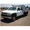 Image 1 : 2001 CHEVY 3500 DURAMAX DIESEL, 4DR W DUMP BED,