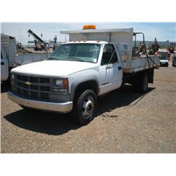 1999 CHEVY 3500 W DUMP BED,