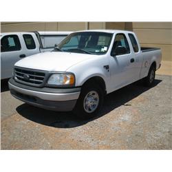 2001 FORD F150 4DR, EXT CAB, CNG TRUCK,