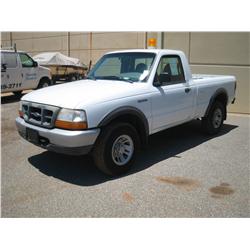 1998 FORD RANGER 4X4 REG CAB, CNG TRUCK,