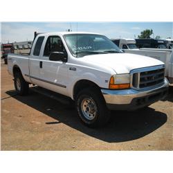 1999 FORD F250 XLT SUPER DUTY 4DR, EXT CAB, 4X4,