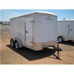 2005 PARKER PERFORMANCE 3DR TANDEM AXLE CARGO TRAILER,