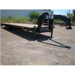 1998 OKLAHOMA 40'X8.5' GOOSENECK TRAILER,