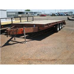 1979 BELSHE  T4 TRIPLE AXLE EQUIPMENT TRAILER,
