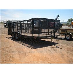 2009 ROADBOSS TANDEM AXLE 18' TANDEM AXLE LANDSCAPE TRAILER,