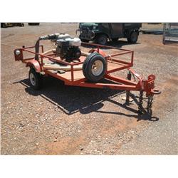 SHOPBUILT 4'X6' PUMP TRAILER,