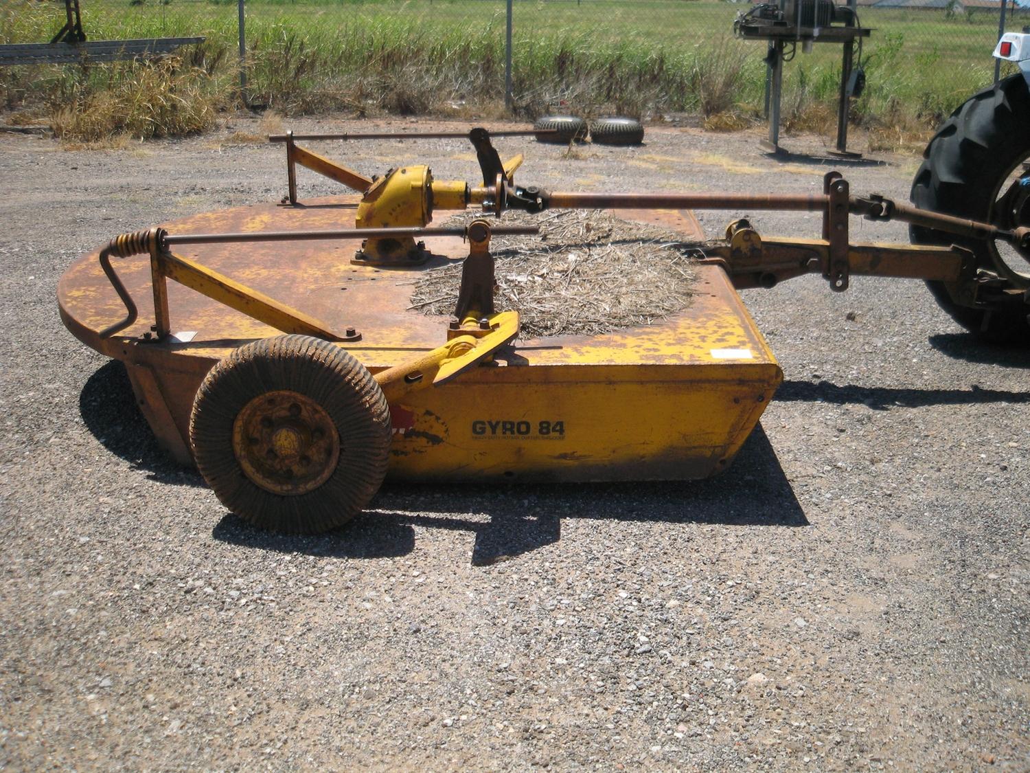 SERVIS GYRO 84 HEAVY DUTY ROTARY CUTTER / SHREDDER, 7' BRUSH HOG,