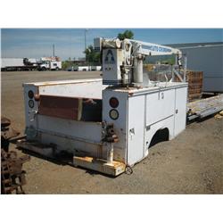 KNAPHEIDE UTILITY BED W AUTOCRANE & FUEL TANK,