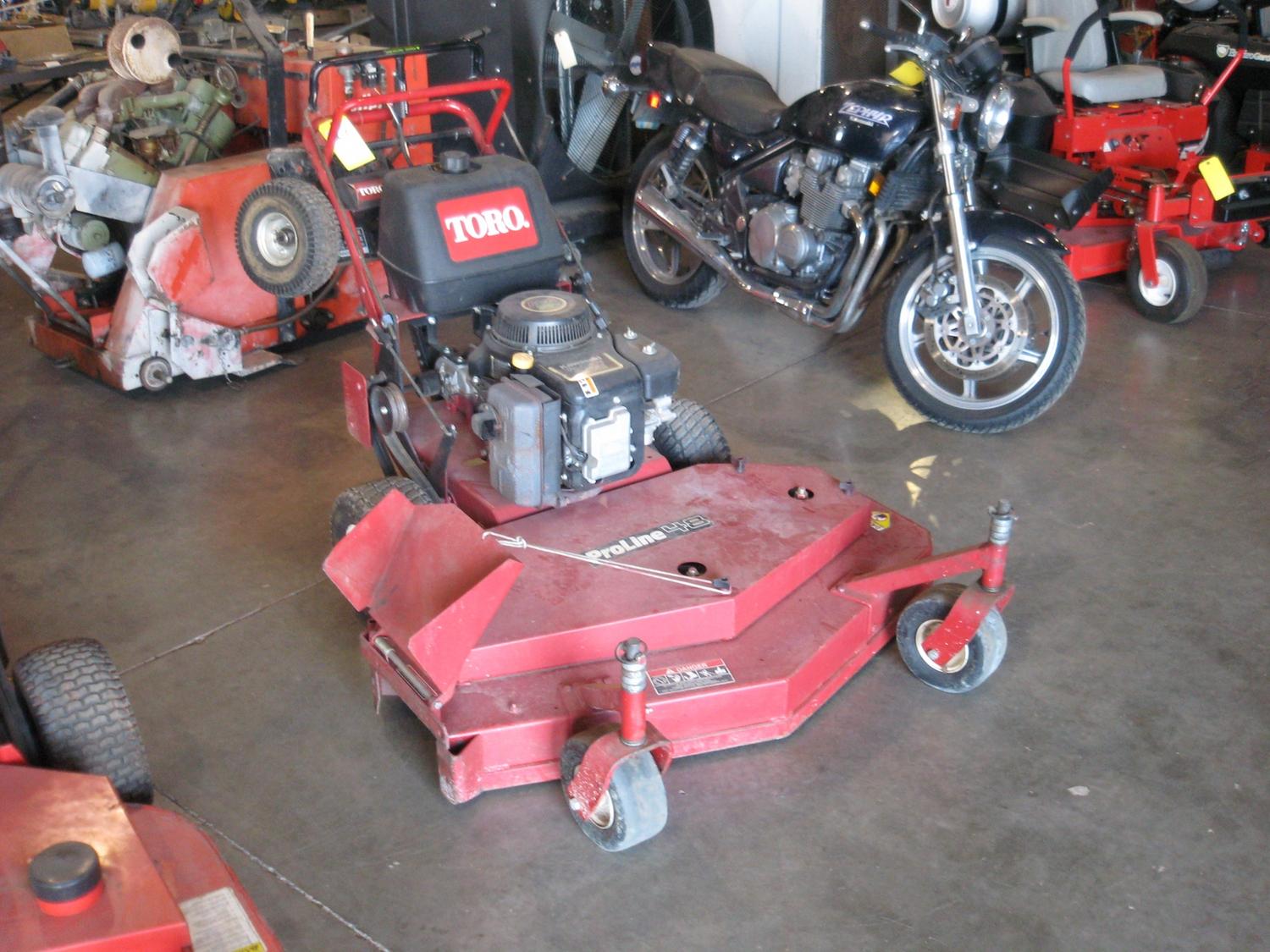 TORO PROLINE 48 48" COMMERCIAL RIDE/WALK BEHIND MOWER,