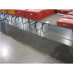 6' WOOD FOLDING TABLES,