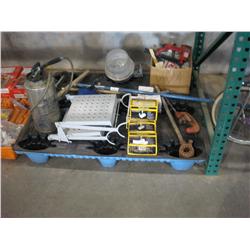 LIGHTING, STEPS, SPRAYER, RIDGID CUTTER & THREADER,