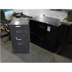 2 DRAWER FILING CABINETS ,