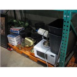 MICROWAVE, GREENERY, MISC OFFICE DÉCOR,