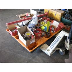 FIRE EXTIGUISHERS, C CLAMPS, SCREWS, & MISC;